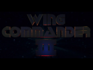Wing Commander III Heart of the Tiger title screen for Playstation